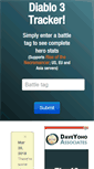 Mobile Screenshot of diablo3tracker.com